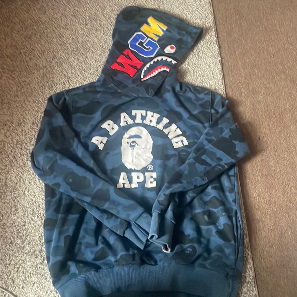 Camo Vintage bape hoodie
